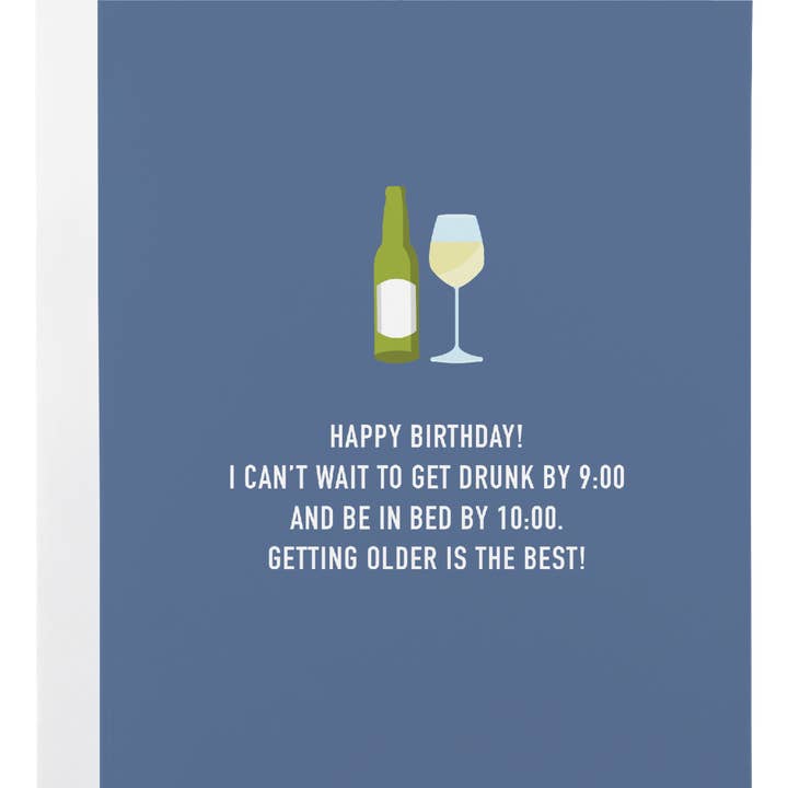 Classy Cards Creative - Wholesale Birthday Card - Drunk by Nine Card