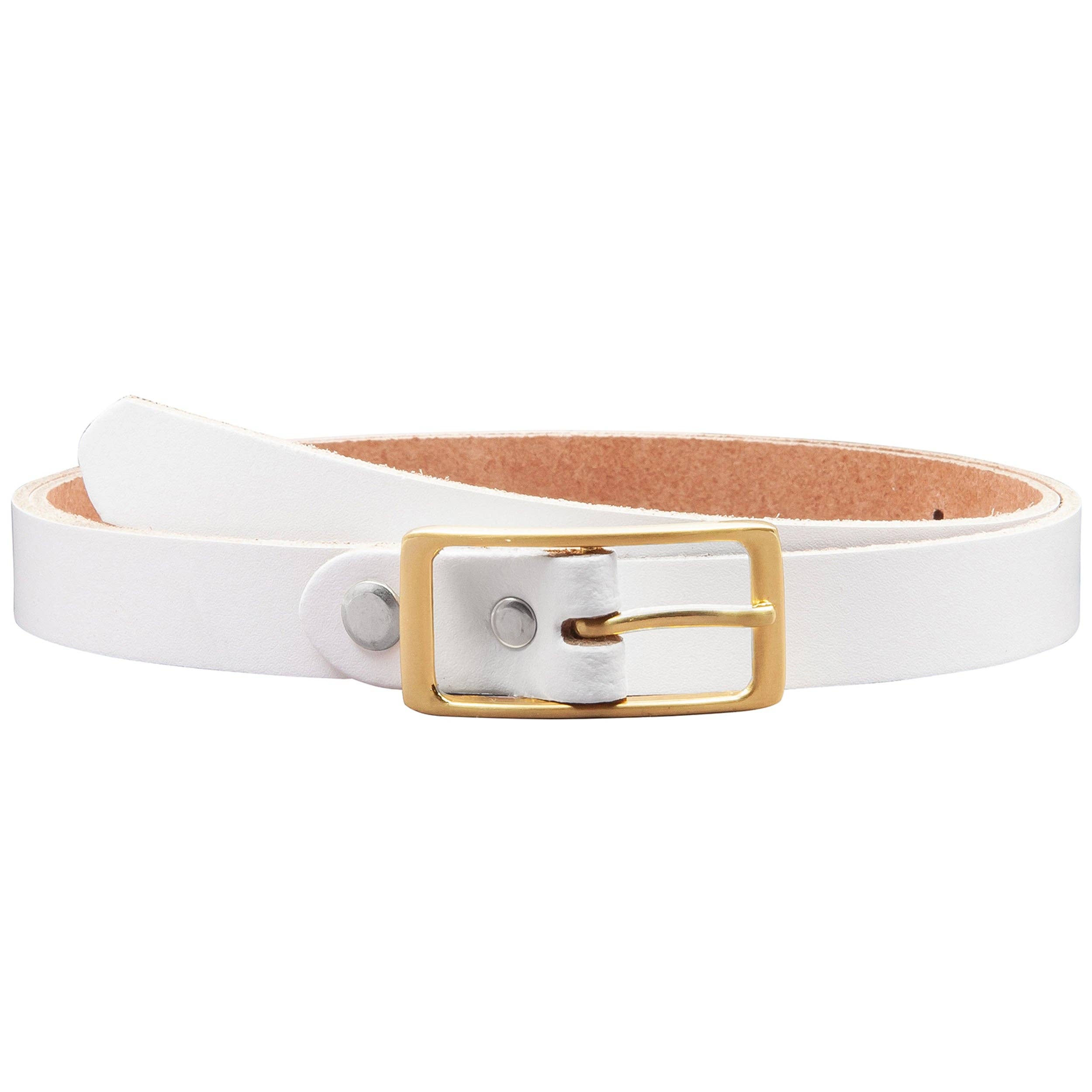 A-Venten GmbH – wholesale Bälte - Dam – 20 mm bälte tillverkat i Tyskland EH12-SL vit2