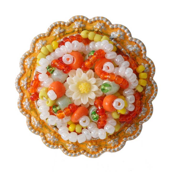 Yebisah Orange Blomst for engroshandel hos Yebisah