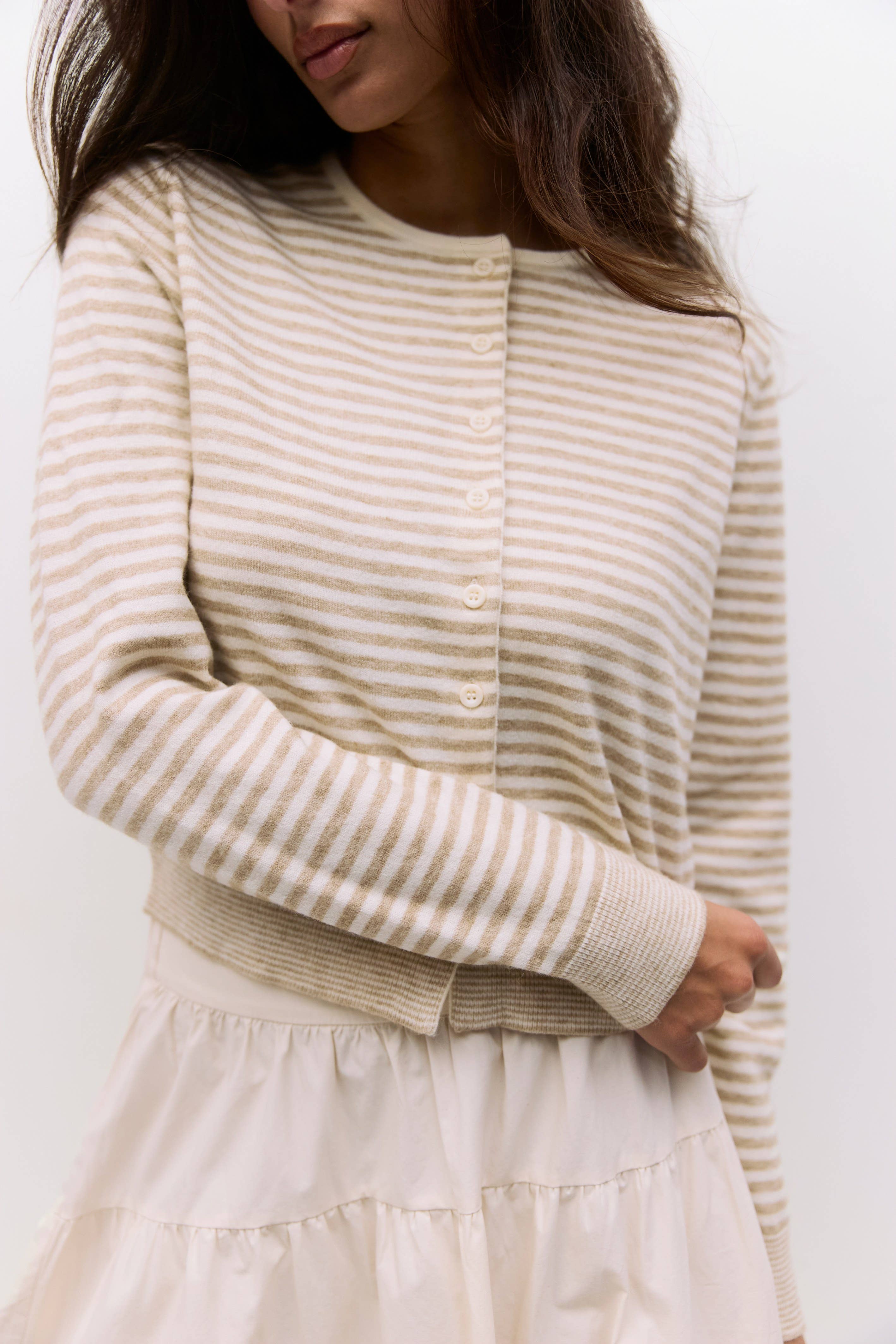 MOD REF - Wholesale Cardigan - Women's - The Montana Cardigan | Striped Button-Down Cardigan19