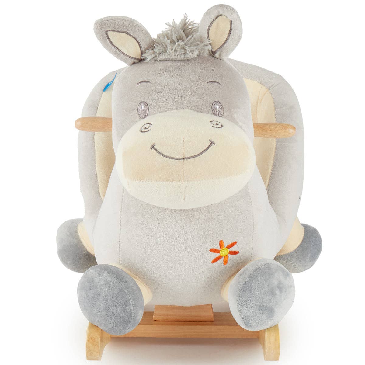 Bieco Spielwaren - Vente Cheval à bascule – enfant - Âne à bascule en peluche Fips pour bébé3