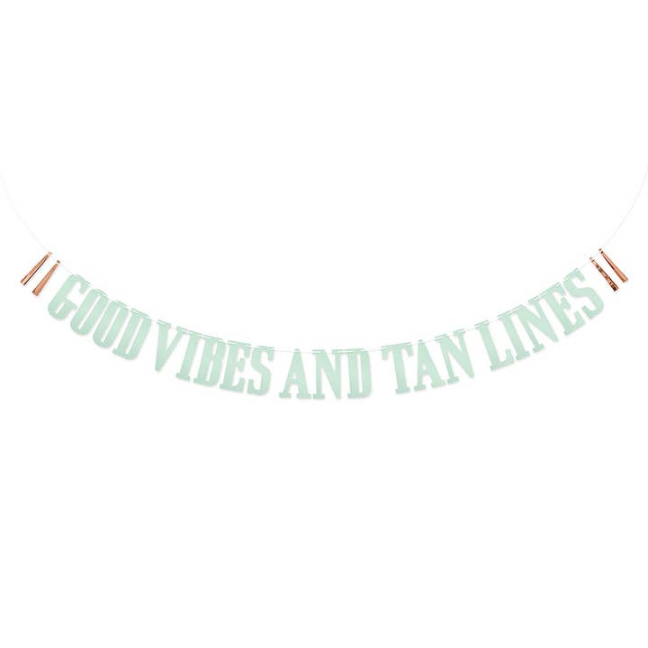 Banner de despedida de soltera de papel - Good Vibes para venta al por mayor de Weddingstar Inc.