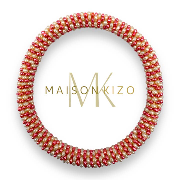 MAISON KIZO – Engroshandel Perlearmbånd – Nepalesisk armbånd glasperler B42