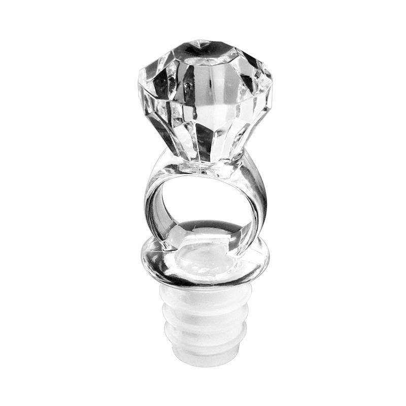 LeadingWare - Wholesale Wine Stopper - AC-0014 Diamond Ring Bottle Stopper1
