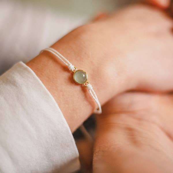 Ivora – Pulseira entrelaçada/entrançada por atacado – Pulseira mineral1