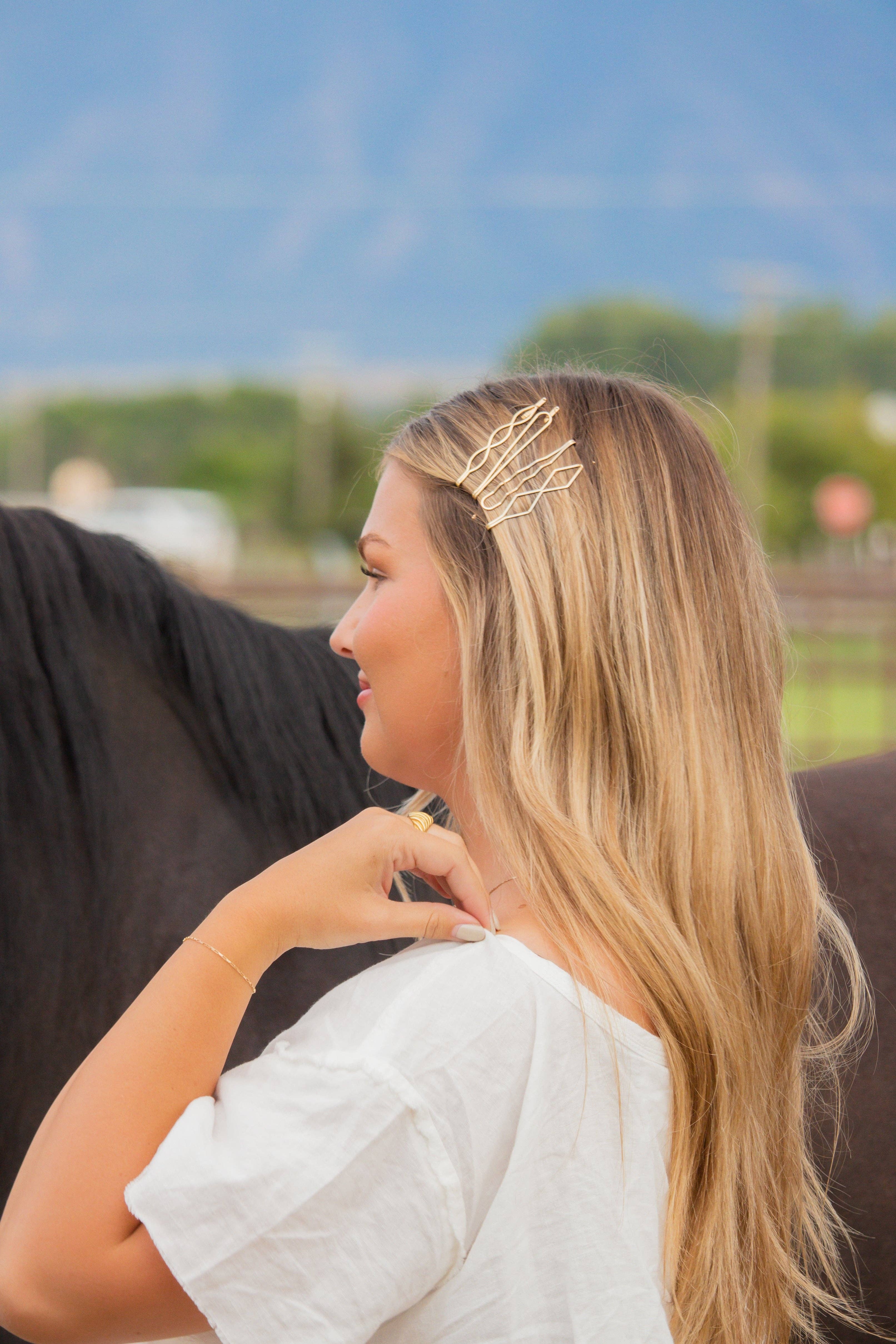 Shop Andi - Wholesale Bobby Pin - Women's - Golden Lasso Bobby Pins1