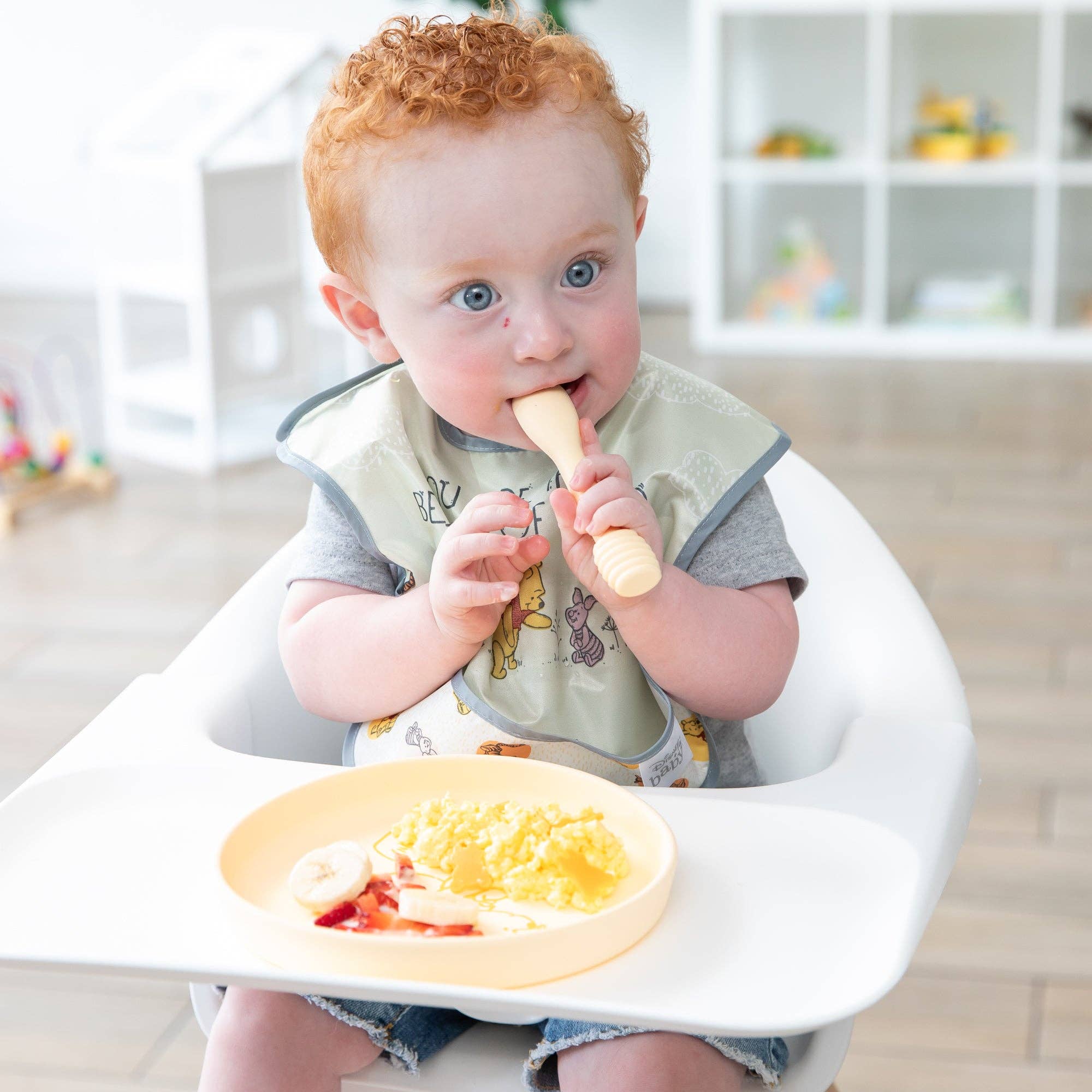 Bumkins - Wholesale Dinnerware Set - Kids & Baby - Silicone Plate + Spoon Set: Disney Winnie the Pooh8