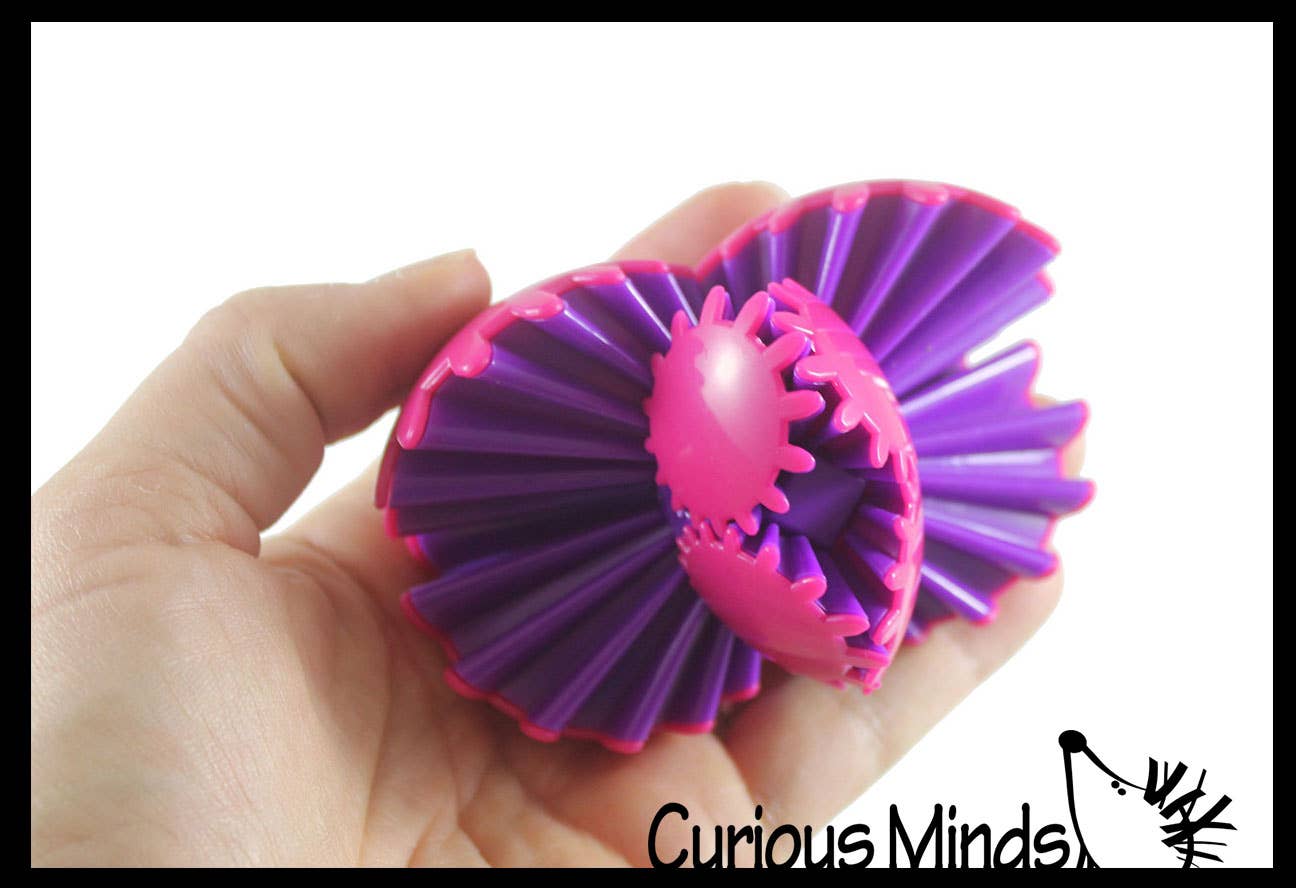 Curious Minds Toys - Wholesale Fidget Toy - Kids - 1  Gear Ball Fidget - Rotating and Spinning Spinner Stress S4