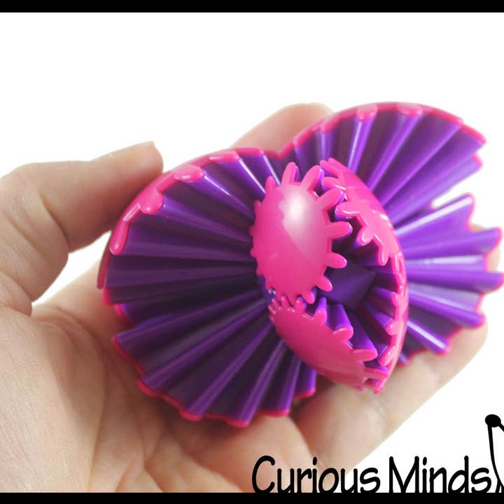 Curious Minds Toys - Wholesale Fidget Toy - Kids - 1 Gear Ball Fidget - Rotating and Spinning Spinner Stress S4