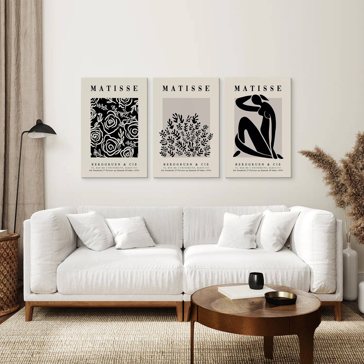 Art Lane - Wholesale Art Print - Black Beige Vintage Henri Matisse Wall Art Print4