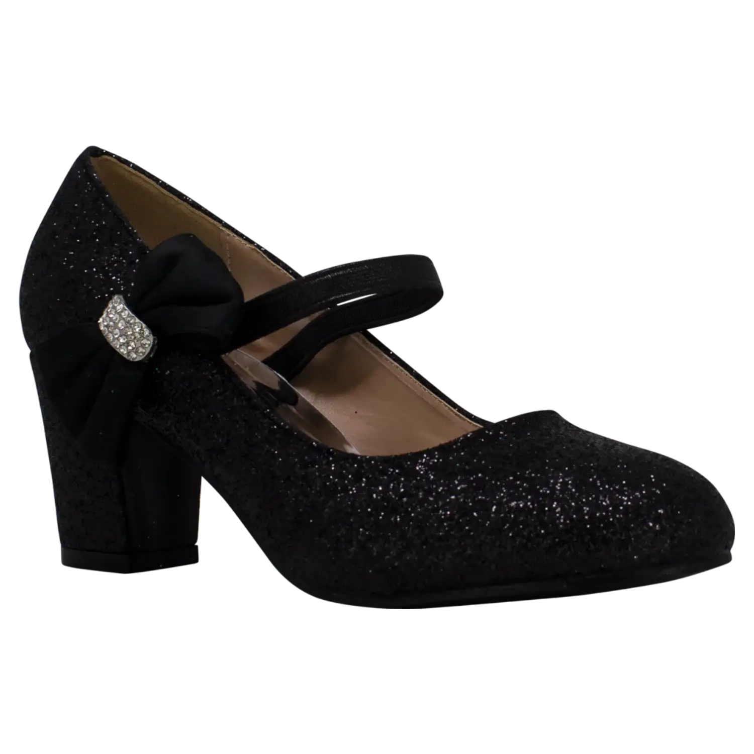 Rentoes – Großhandel Elegante Schuhe – Kinder – Glitzernder Bogenschuh für Kinder mit Absatz BM8986719