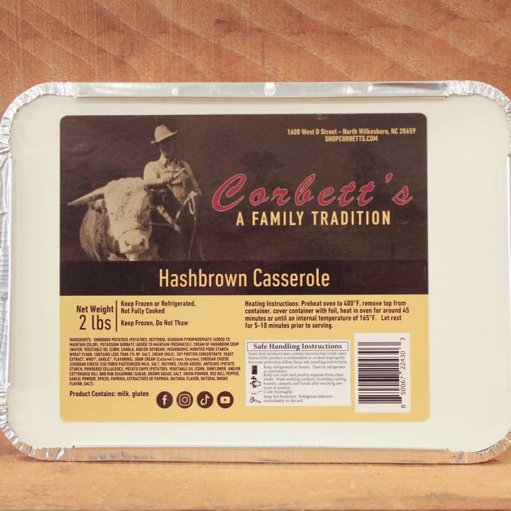 Hashbrown Gryta för wholesale av Corbett's Craft Meats