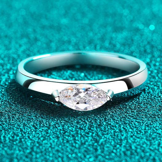 Markis Moissanite Förlovningsring i 925 Sterling Silver för wholesale av Perimade & Co. LLC