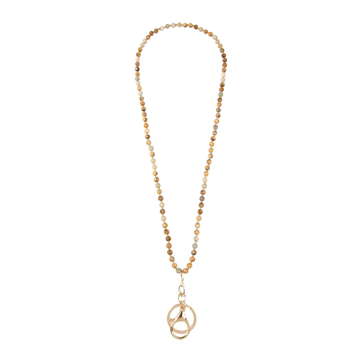 MYS Wholesale Inc - Wholesale Link & Chain Necklace - Natural Stone Beads Lanyard Necklace2