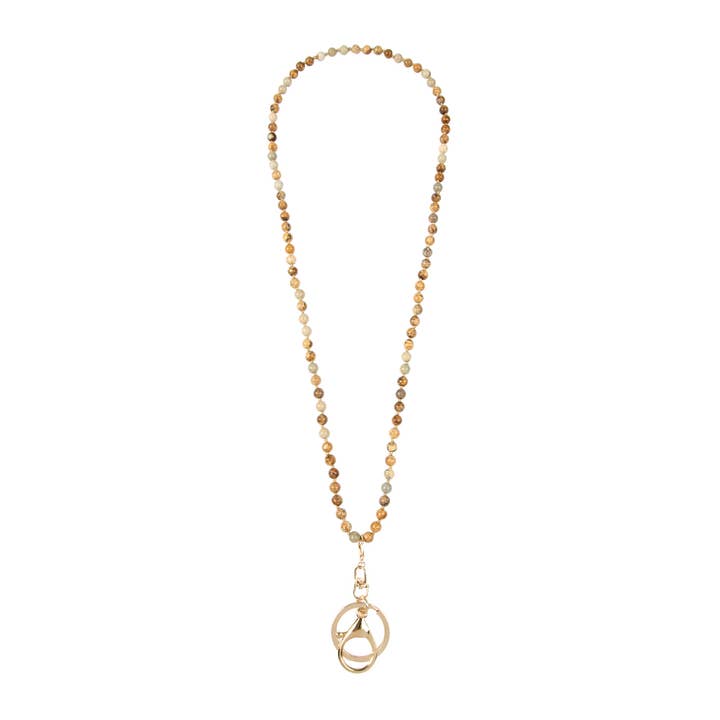 MYS Wholesale Inc - Wholesale Link & Chain Necklace - Natural Stone Beads Lanyard Necklace2