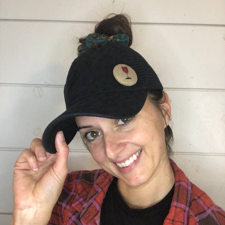 Interchangeable, Magnetic Hat with Criss Cross Back for wholesale by Switch Stitch