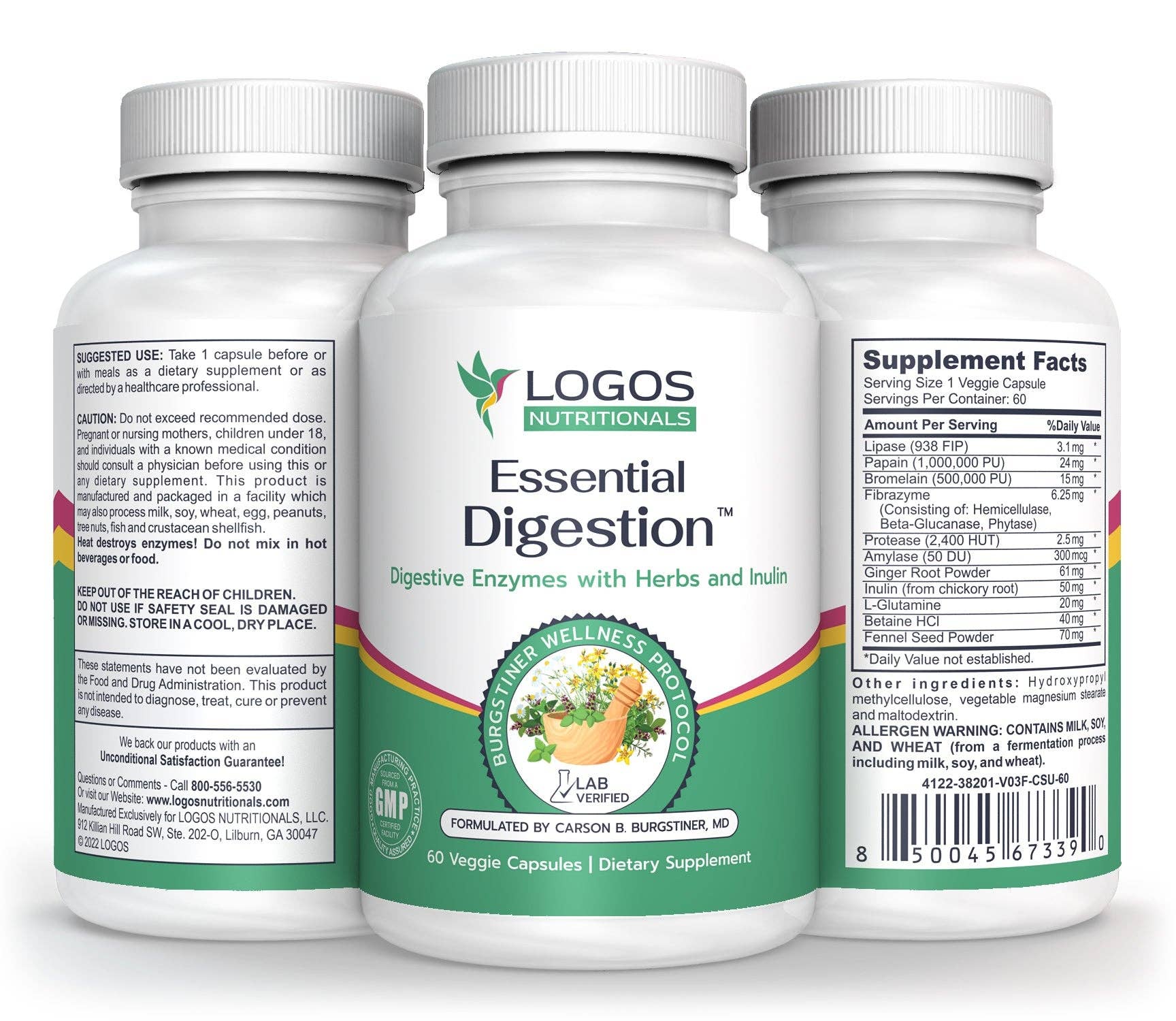 Logos Nutritionals, LLC - Wholesale Oral Supplement/Vitamin - The Burgstiner Wellness Protocol6