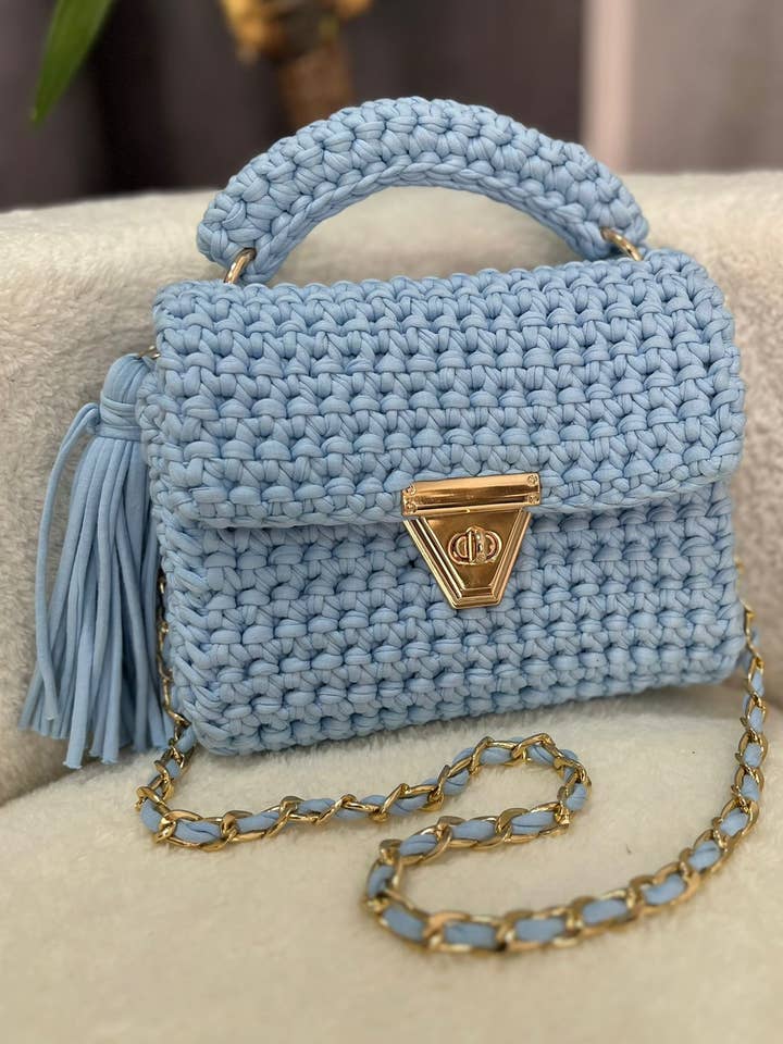 CHQEL Evening Clutch Bag for Women, Handmade Crochet Wedding for wholesale by CHQEL