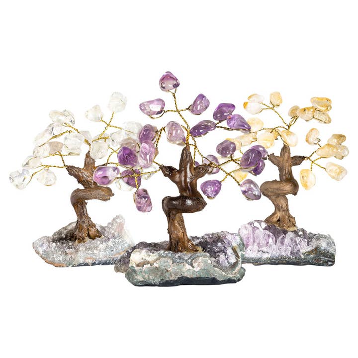 Benjamin International - Wholesale Decorative Tabletop Object - 24 STONE GEMSTONE TREE