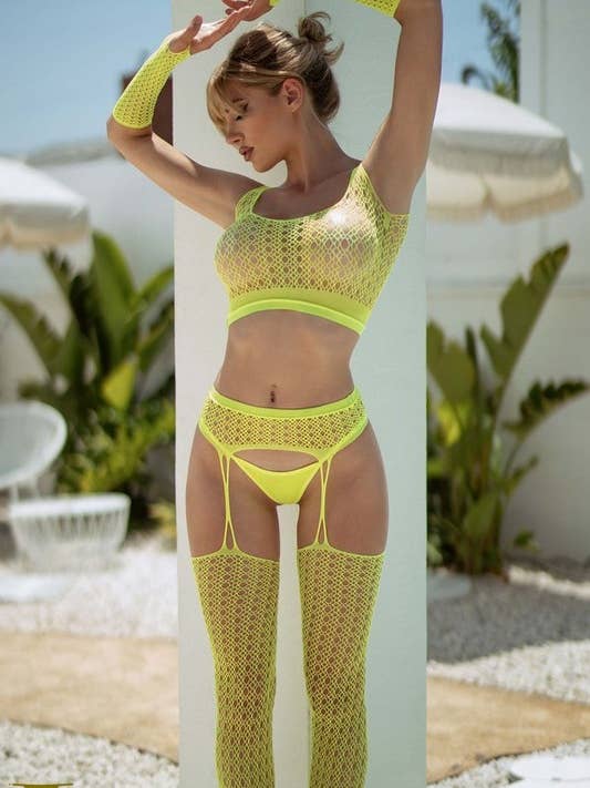 Circle In Love Two Piece Set W/ Thong for wholesale by Killer Legs