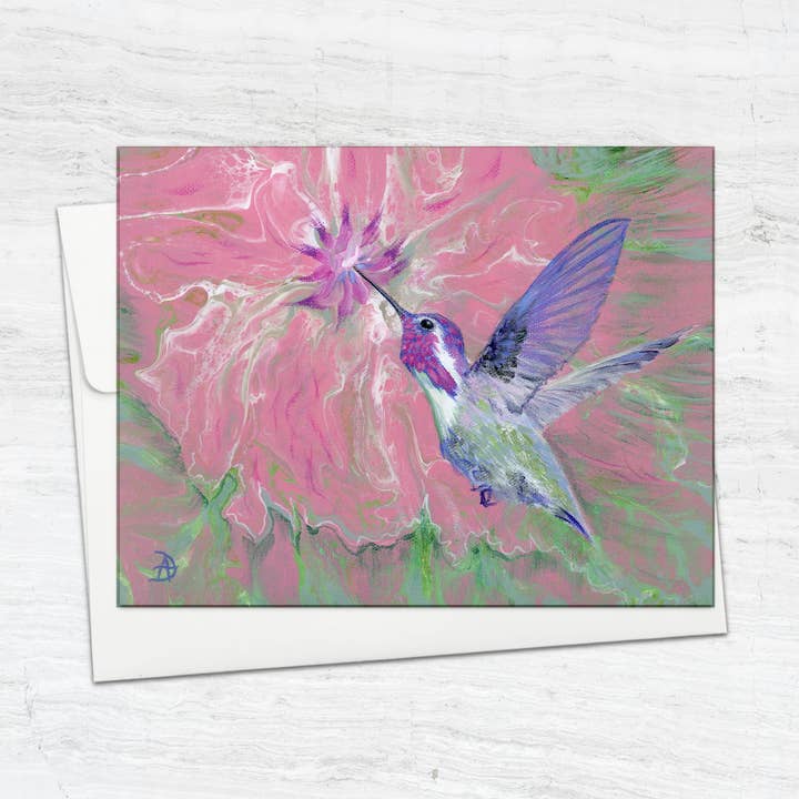 Gioia Fiorente N.3 - Colibrì (6 Biglietti) per la vendita all'ingrosso da parte di Studio Andreea Dumez