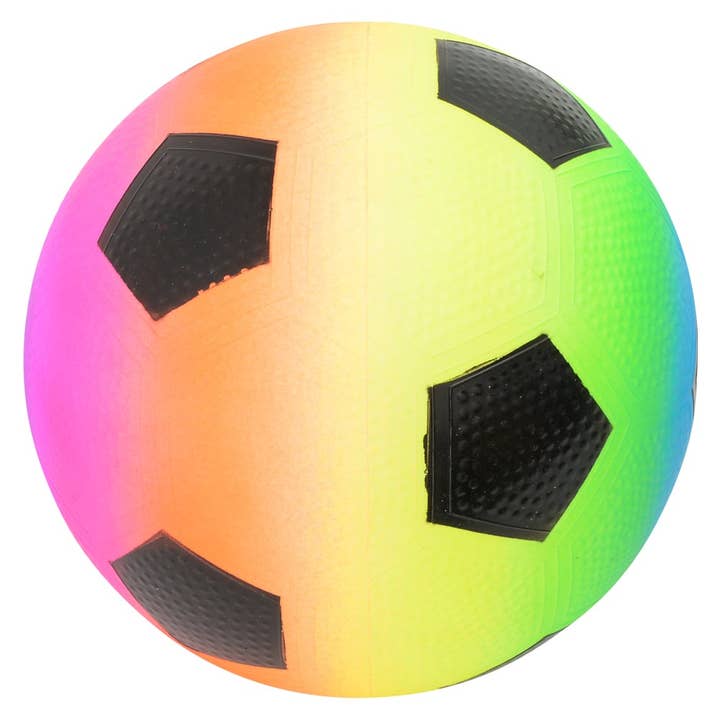 La Luna Bella - Toys - Wholesale Sports Ball - Kids - 9" RAINBOW SOCCER PLAYGROUND BALL LLB Balls1