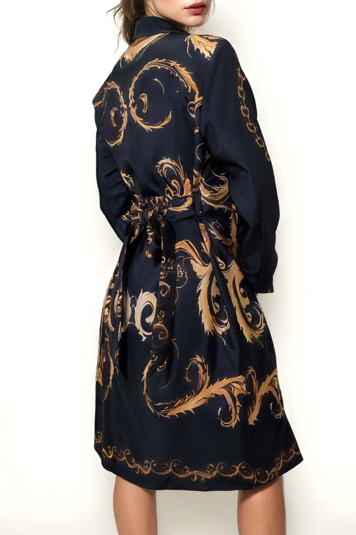 NOIR ROBE BLAZER À DOUBLE BOUTONNAGE T2442 en vente sur Faire1