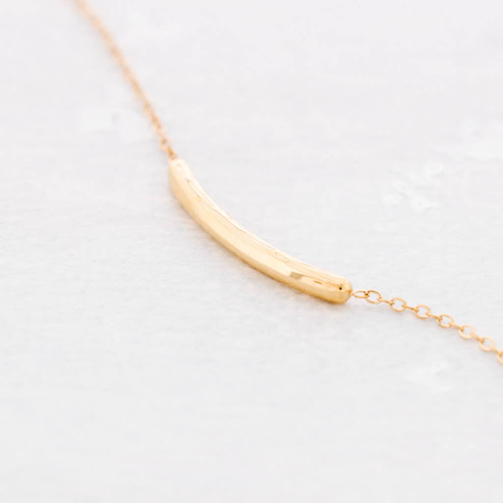 gold Steel Bar Pendant Necklace for wholesale on Faire5