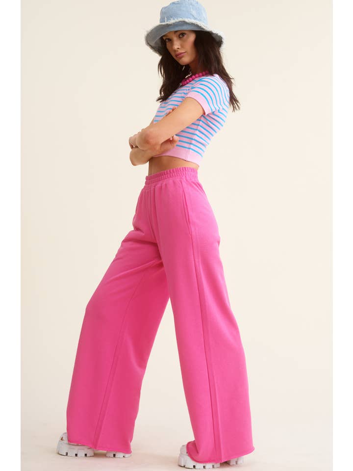 Mimosa - Wholesale Lounge Sweatpants/Joggers - Women's - Wide Leg Cotton Jogger Sweatpants44