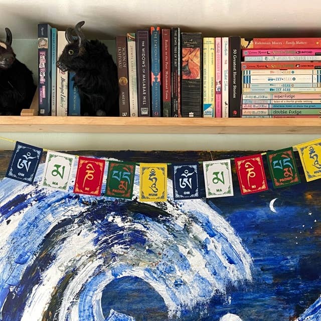 Tenzing Collections – Großhandel Flagge – Kleine buddhistische Gebetsfahnen oder Mini-Gebetsfahnen aus Stoff5