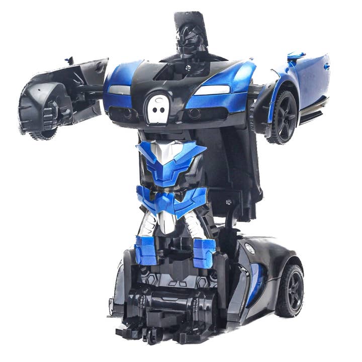 MukikiM Toys & Games - Wholesale Toy Car/Truck - Kids - Auto Moto 2- Transforming RC Car and Robot with Fog Blaster