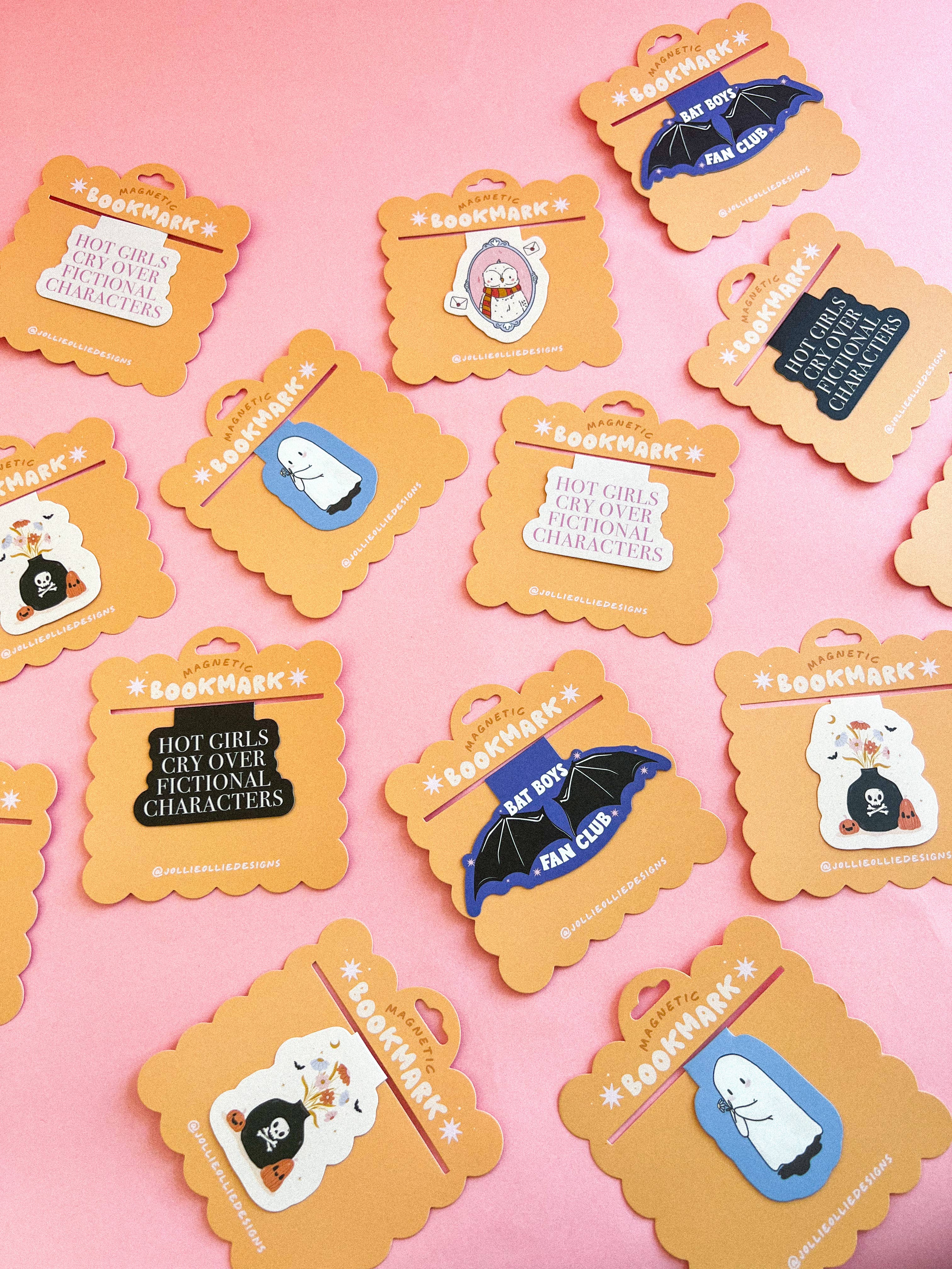 Jollie Ollie Designs - Wholesale Bookmark - Hedwig Magnetic Bookmark1