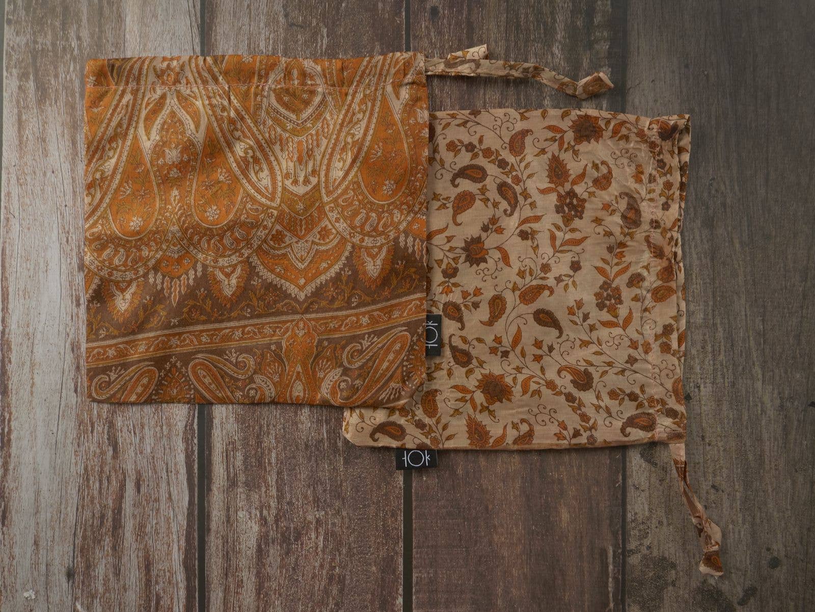 House of Kraft Jewelry & Accessories - Wholesale Gift Bag Set/Pack - Gift Pouches | Upcycled Silk Pouch | Pack Silk Gift Pouch52