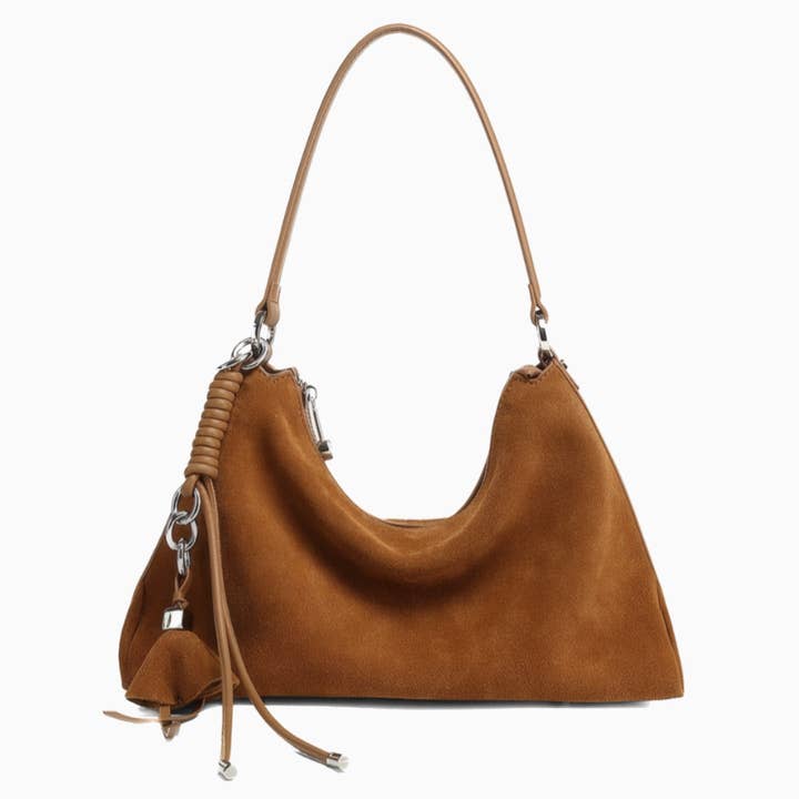 Sonoma Suede Shoulder Bag for wholesale by Verano Hill