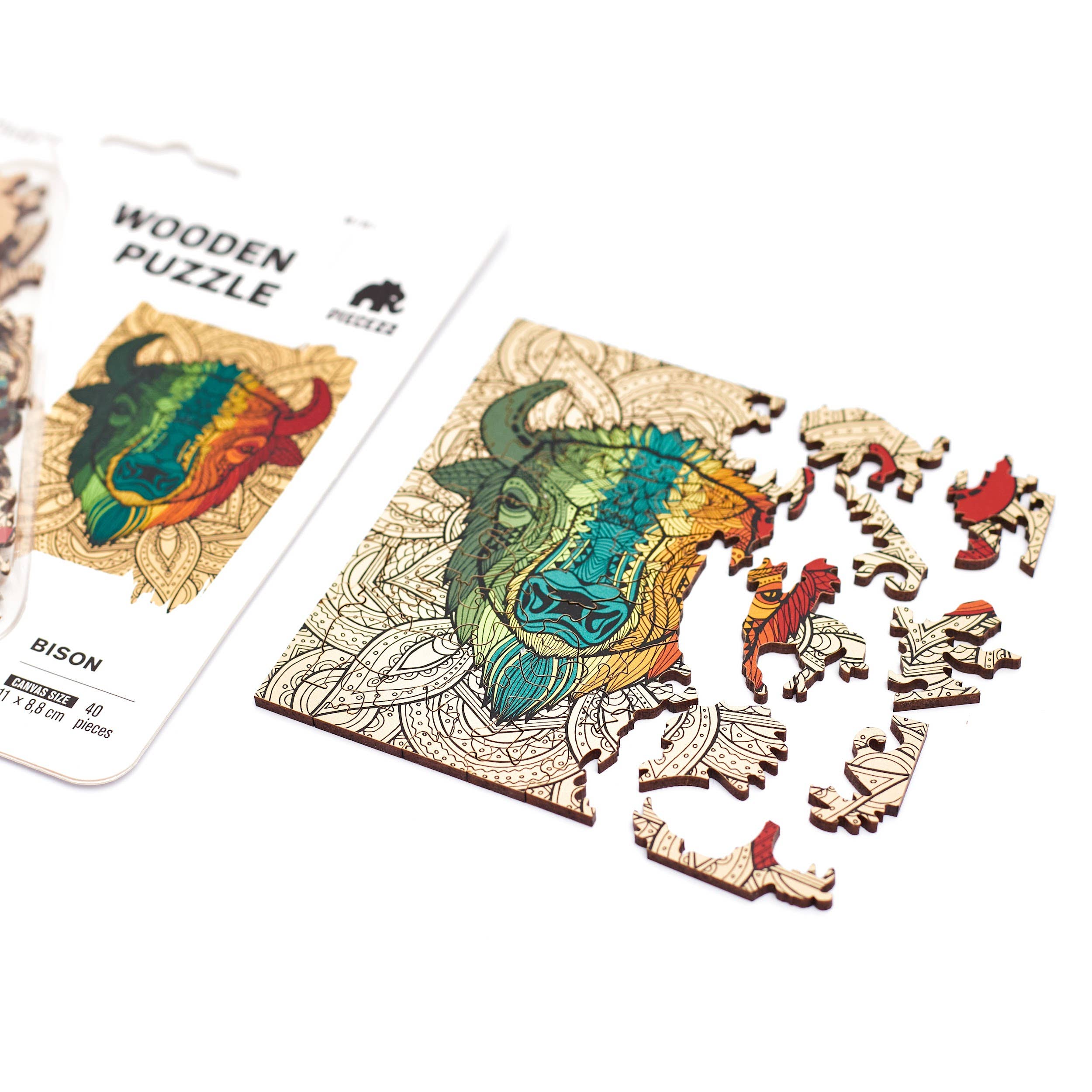 Geek Toys US - Wholesale Puzzle - Adult - Piecezz Puzzle Pocket Size - Bison3