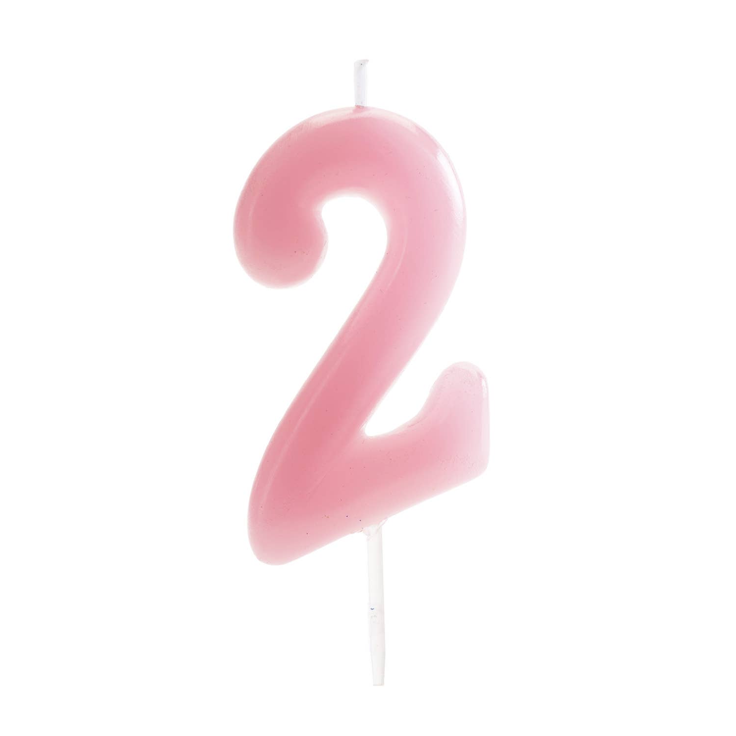 Birthday candle for decorating cakes, baby pink for wholesale on Faire5