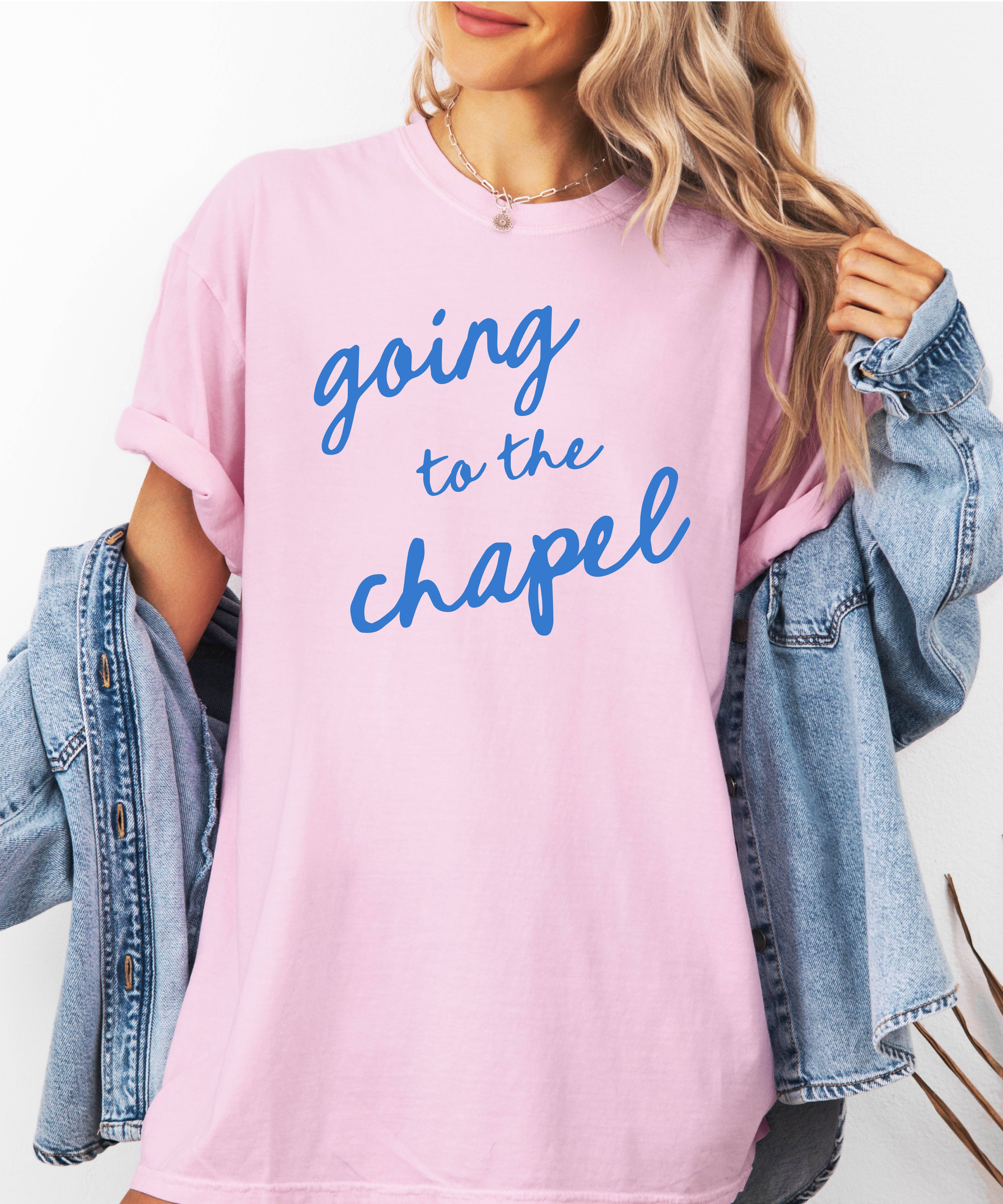 P E T I T R U E - Wholesale Screen Printed T-Shirt - Women's - Going to the Chapel Bride Shirt Bride to Be Gifts
