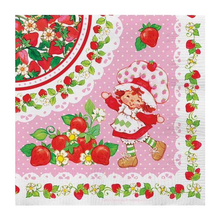 Strawberry Shortcake Napkins - Strawberry Shortcake Birthday Supplies for wholesale by Treasures Gifted