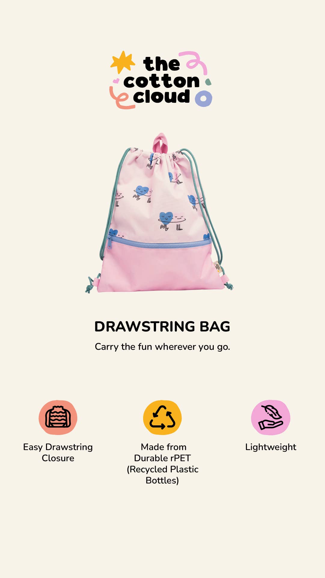 the cotton cloud – wholesale Pencil case/pouch – Drawstring Bag   Meowtiful Cats3