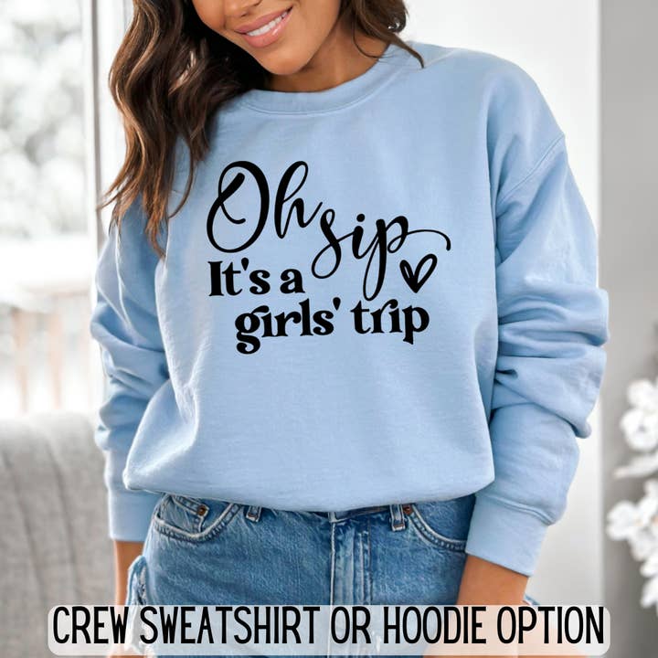 Oh Sip Girls Trip Summer Graphic Sweatshirt or Hoodie for wholesale by FAMS design