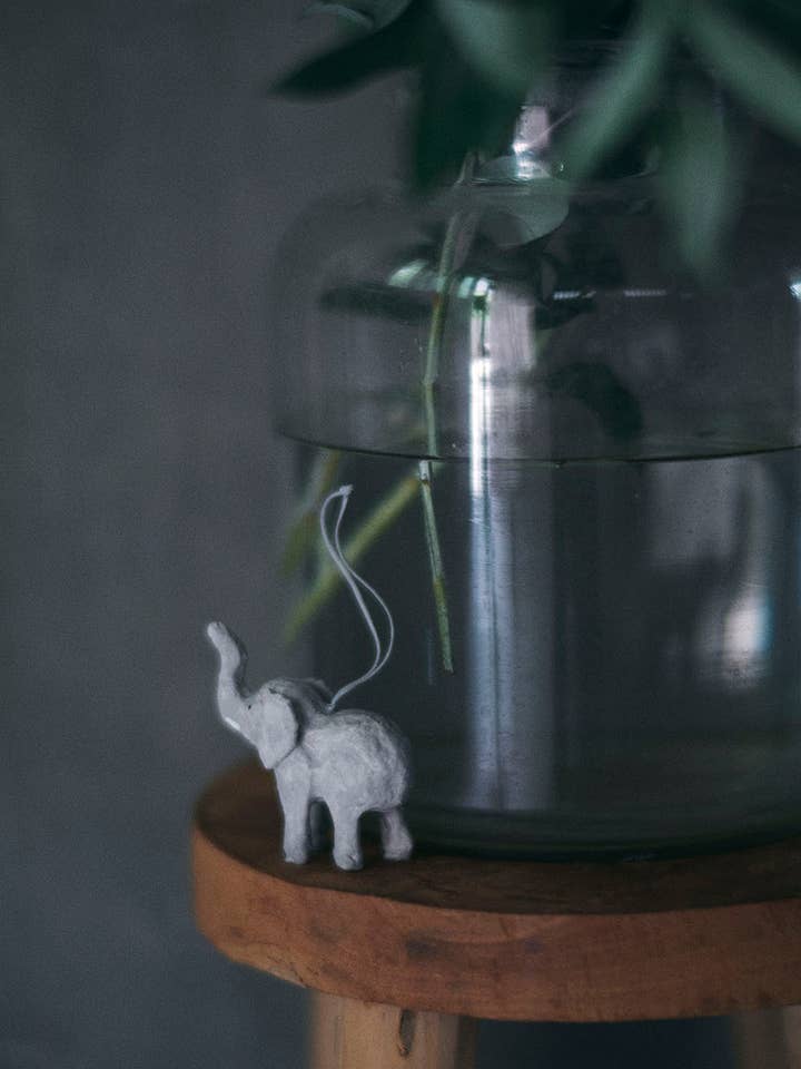 Paper Mache Elephant for wholesale by Fog Linen Work
