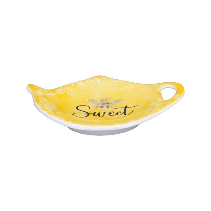 Supreme Housewares - Wholesale Tea Strainer/Infuser - 4-Piece Sweet Bee Melamine Tea Bag Holders