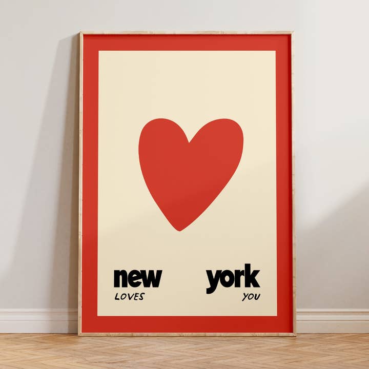 Lune Club - Wholesale Art Print - New York Loves You Poster0