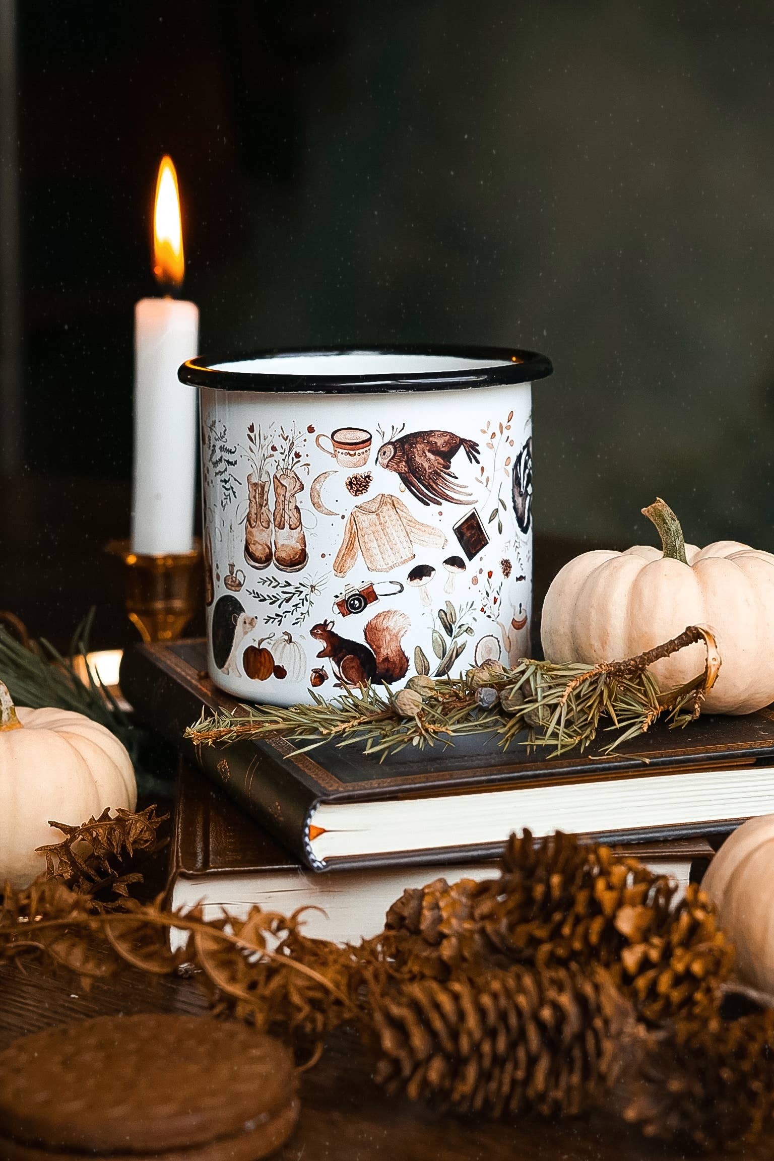 FuchsMaedchen - Wholesale Coffee Mug - Enamel Mug Forest Walk3