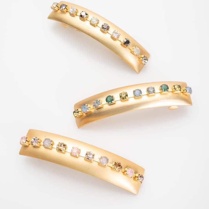 Violet & Brooks - Venta al por mayor Pasador para el pelo - Mujer - Broche de cristal Camille3