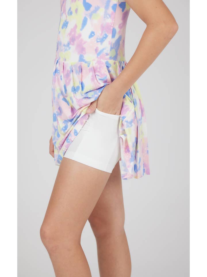 90 Degree by Reflex & Yogalicious - Wholesale Athletic Dress - Kids - Girls Sip Up Pleated Tennis Dress with Inner Short8