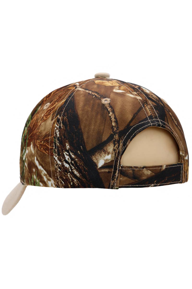 Cap Zone - Wholesale Baseball Cap - Unisex - Outdoor Sports Trout Bass Hunt Camo Baseball Cap2