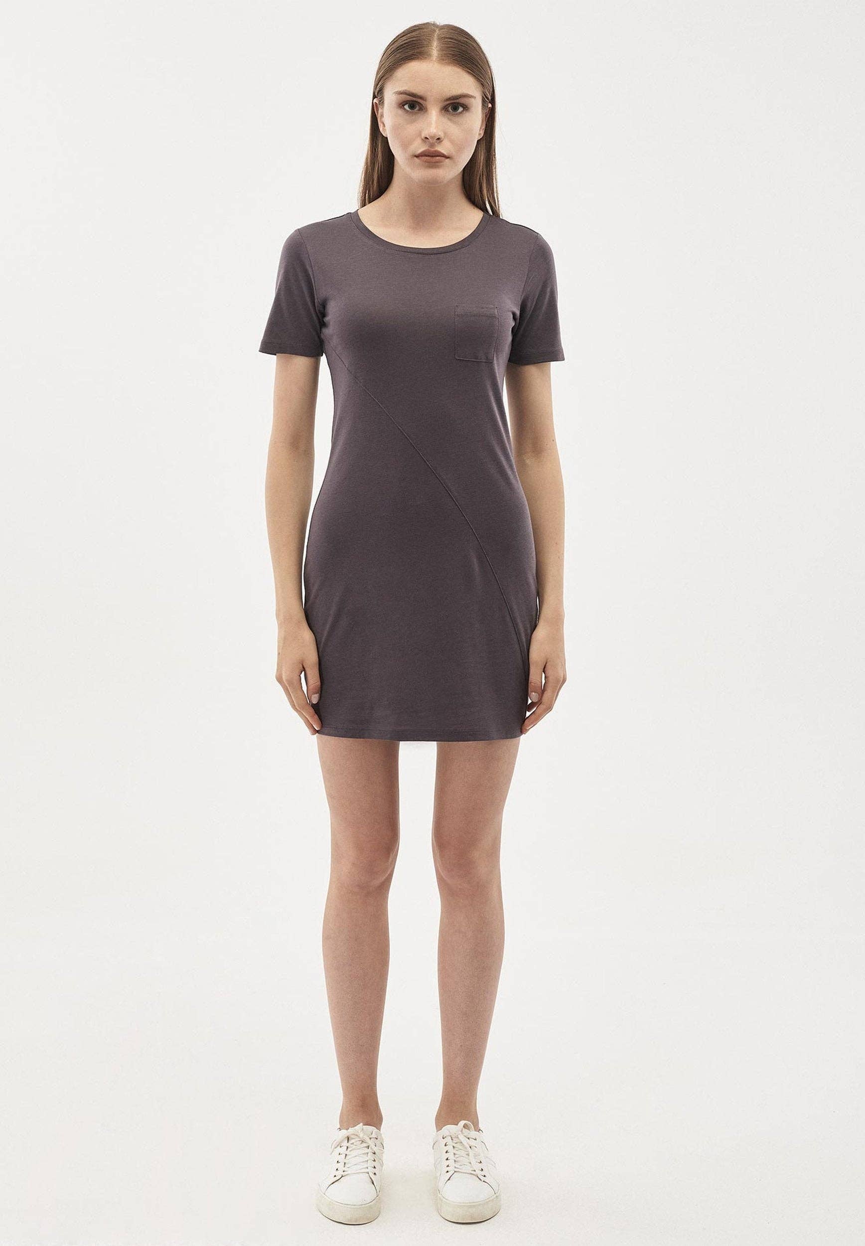 ORGANICATION - Wholesale Dress - Women's - Kleid aus TENCEL™ Lyocell-Mix mit Brusttasche
