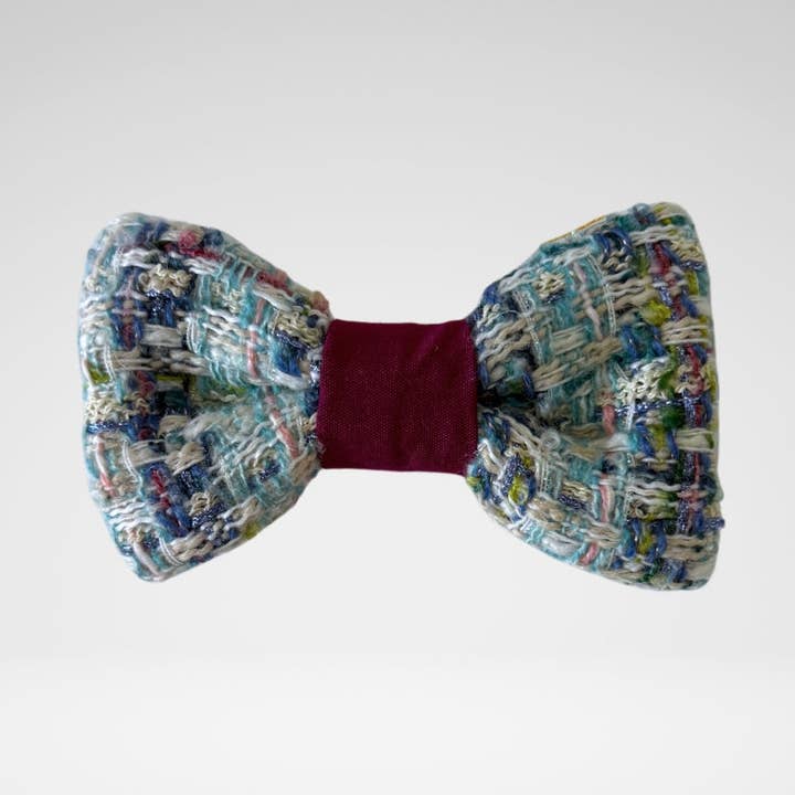 Pajarita Blue Tweed para venta al por mayor de The Pet Atelier Heritage