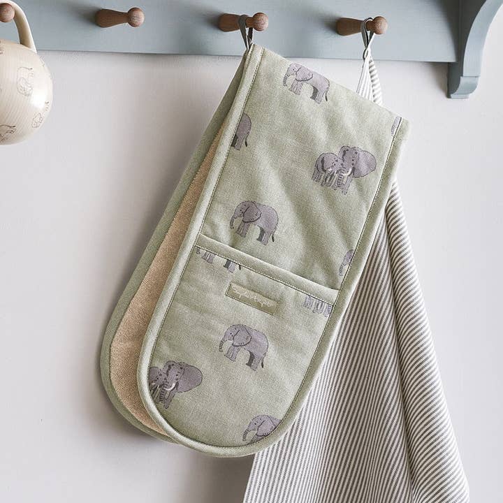 Elefant dubbel ugnsvante för wholesale av Sophie Allport